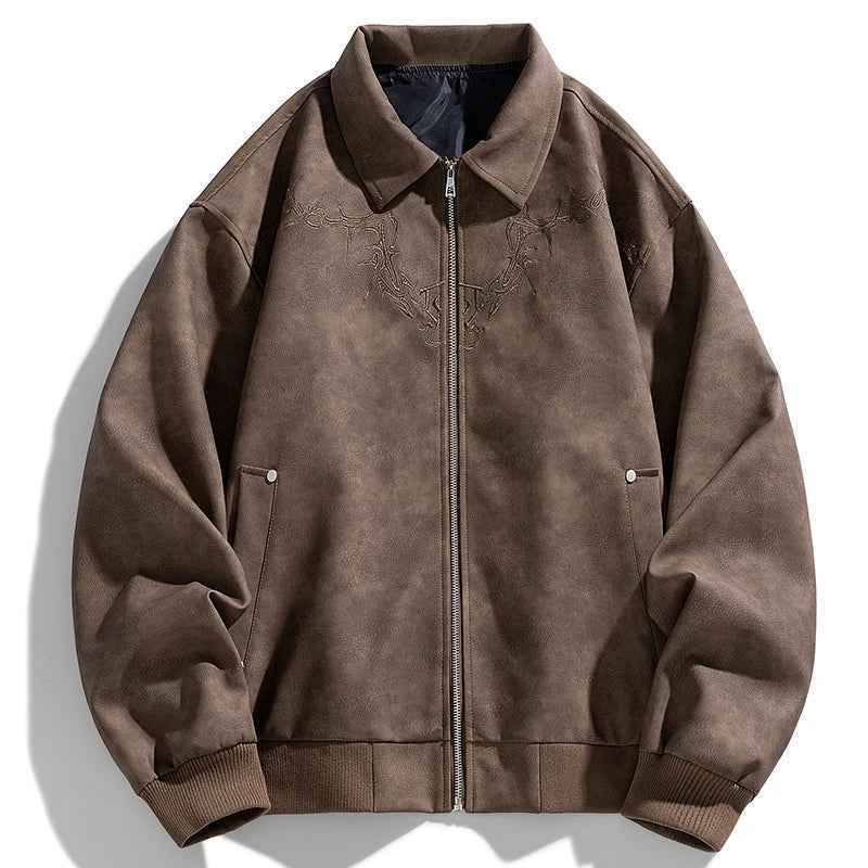 Elegante und trendige Wildlederjacke Anthrax