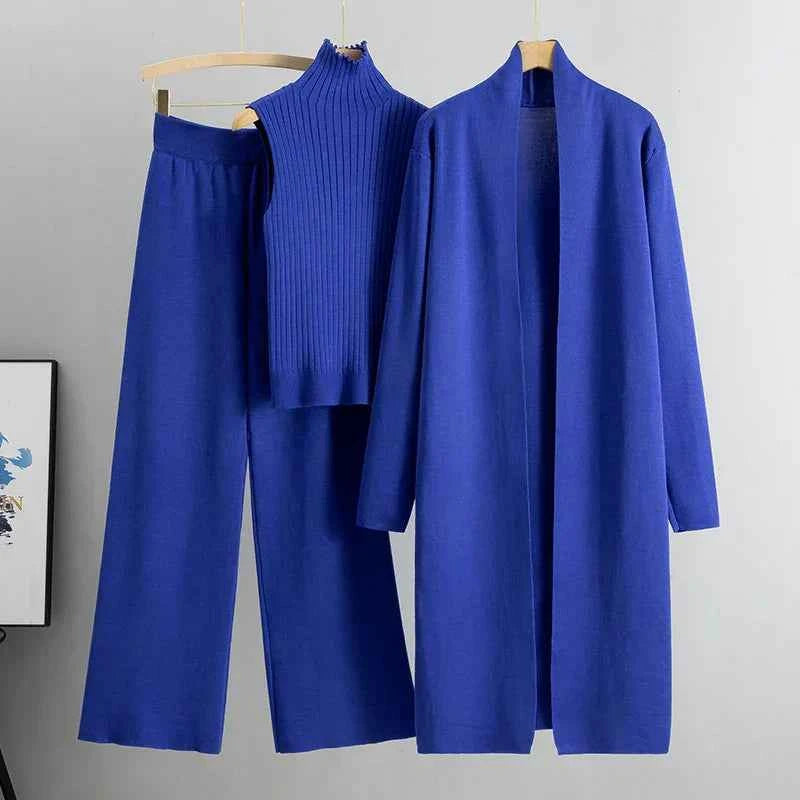 Jessica | Damen-Heartstück Cardigan und Hose Set für stilvolle Eleganz