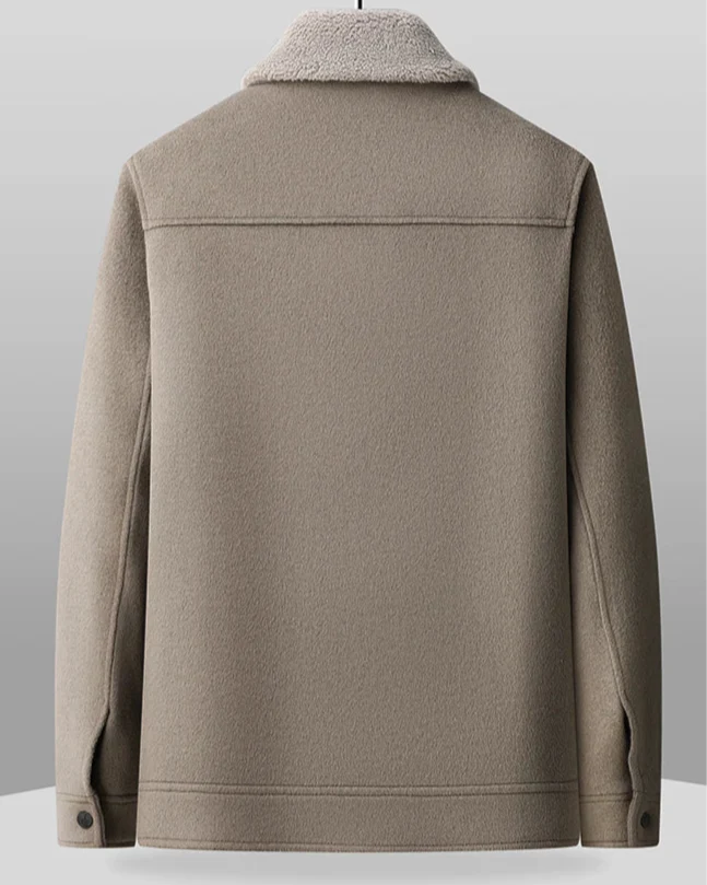 Elegante und warme Rhode Wolljacke