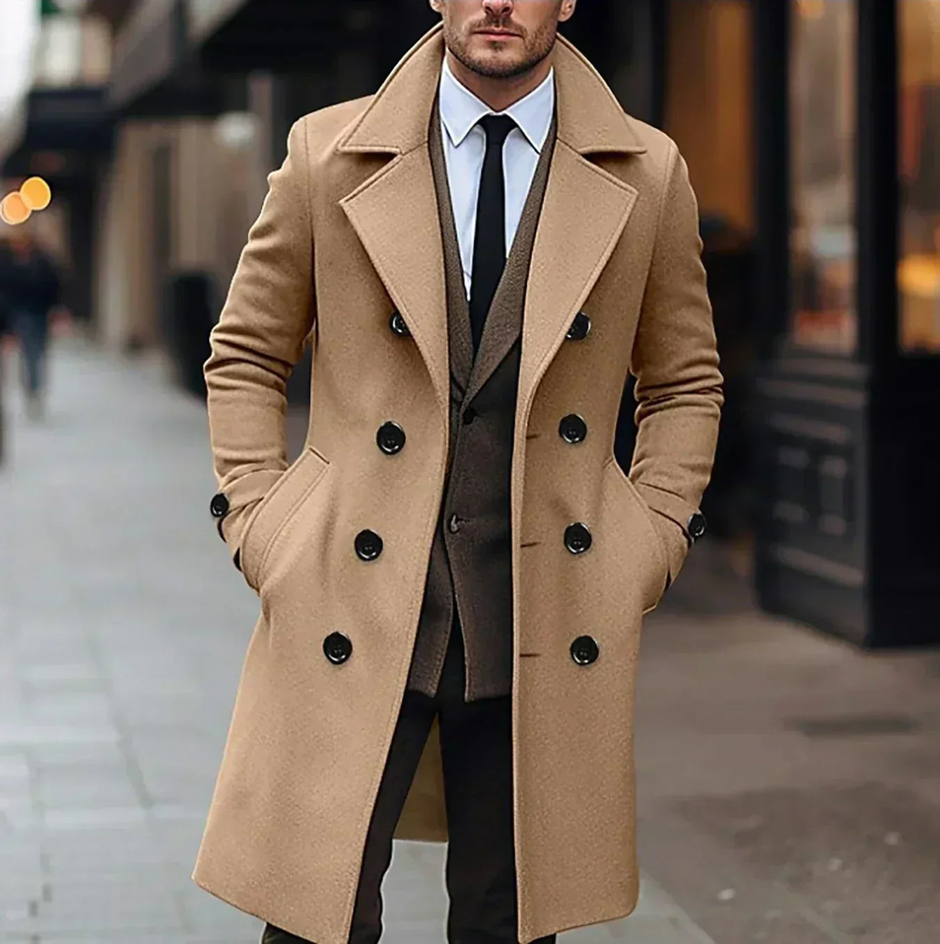 Jacob - Eleganter Herrenmantel im stilvollen Design