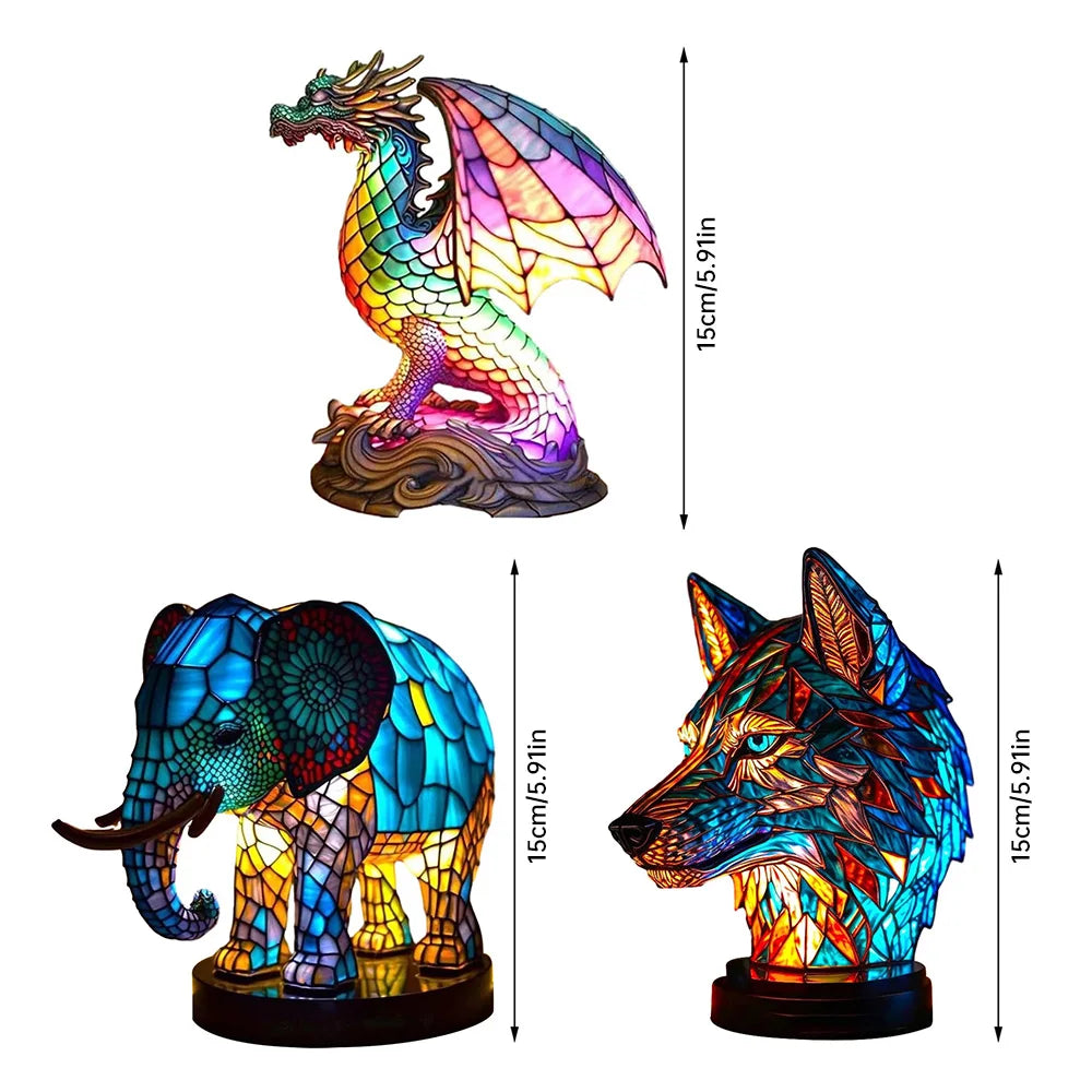 AnimalLustre | Elegante Tierfensterlampe für eine einzigartige Dekoration