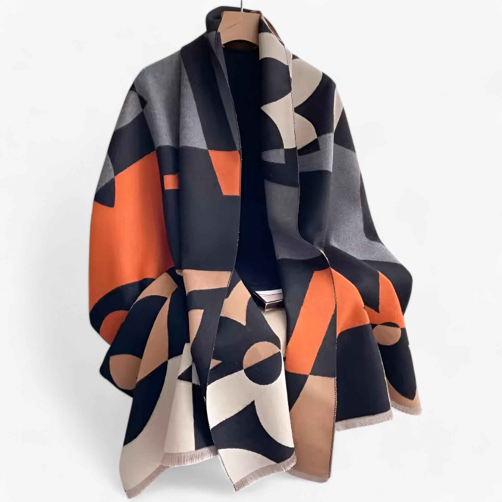 Livia Pashmina-Schal mit Blumenmuster – warme Eleganz für Herbst und Winter