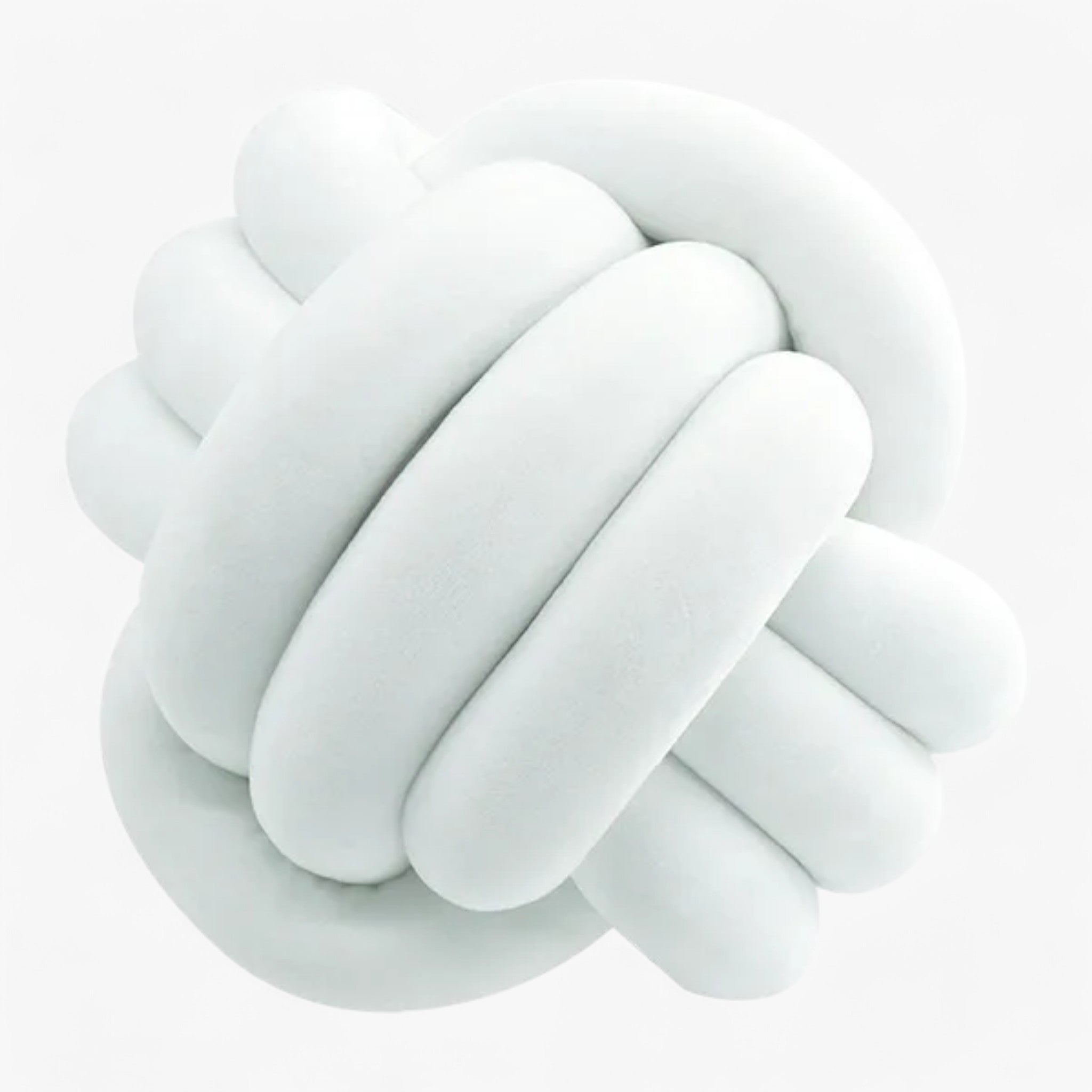house & garden : Round Knot Pillow Cover - Cuddle and Decorative in White