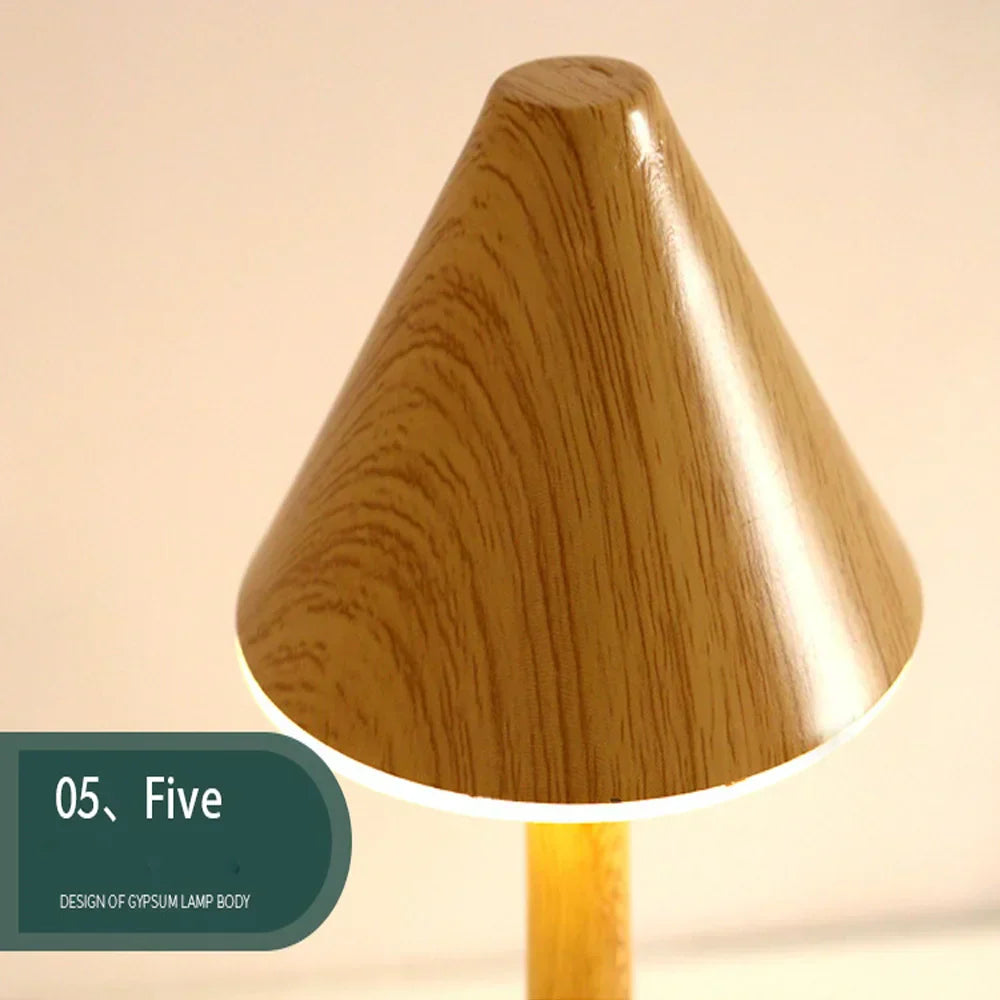 Wiederaufladbare Tischlampe GlowShroom – Elegante und praktische Beleuchtung für Ihr Zuhause
