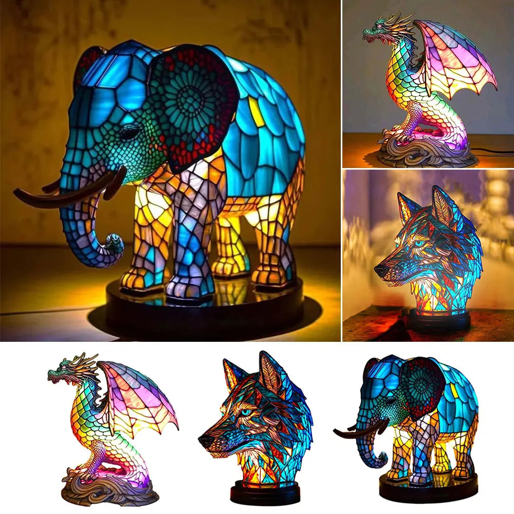AnimalLustre | Elegante Tierfensterlampe für eine einzigartige Dekoration
