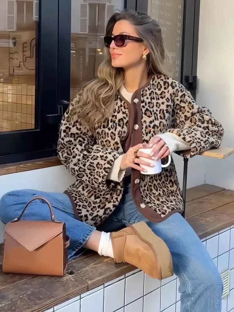 LYDIA™ | Leopardmuster-Cardigan — Mühelos Chic