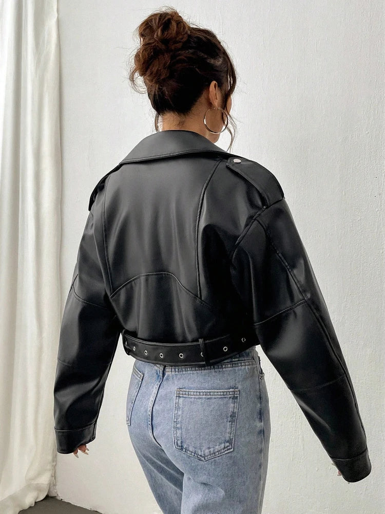 Sofia – stilvolle und kraftvolle Lederjacke für ein elegantes Erscheinungsbild