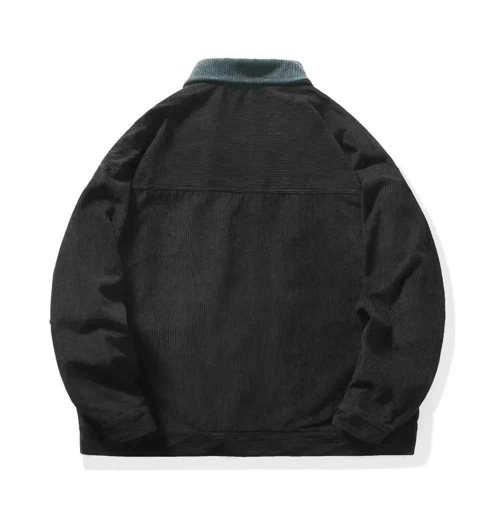 Montana Bekleidung Gestepptes Steppjacke mit Blockstreifen aus Cordo