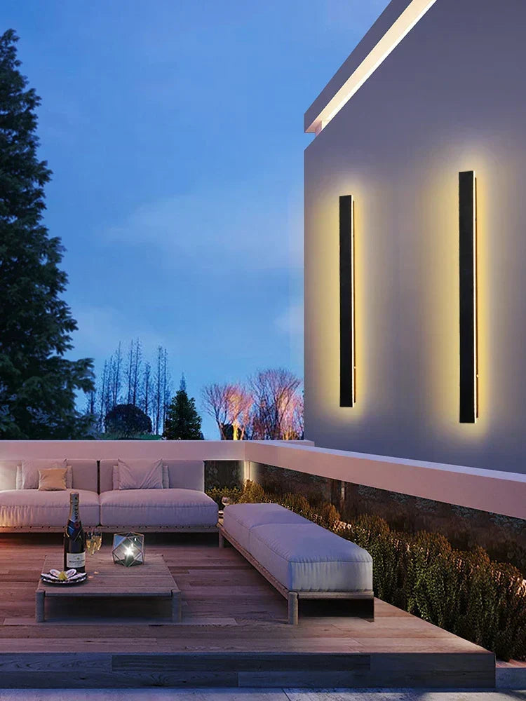 Moderne Outdoor-LED-Wandleuchte – Gärten & Terrassen