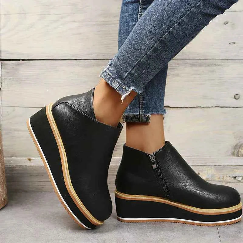 Elegante Orthopädische Schuhe für Damen hinten