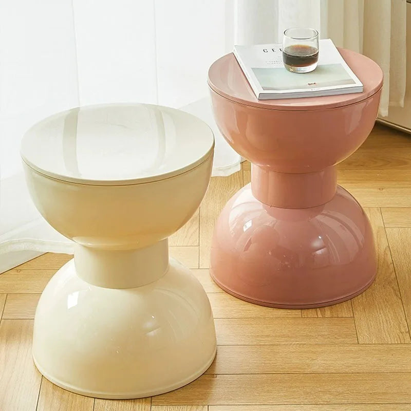 Selanthe - Stilvoller Lage Bogen-Design Beistelltisch für Diele oder Wohnzimmer