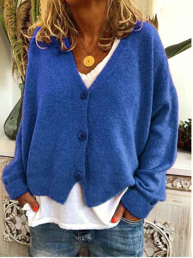 Kuscheliger Strickcardigan mit lockerer Passform