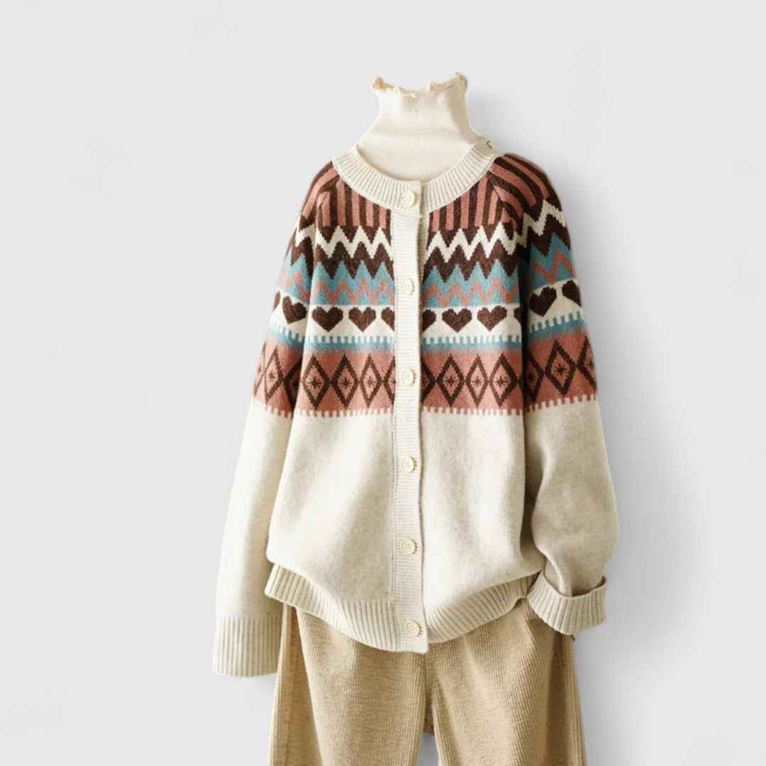 Amara - Eleganter Cardigan Pullover für einen bequemen Stil