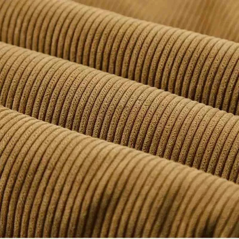 Weste aus Cord mit eleganten Streifen