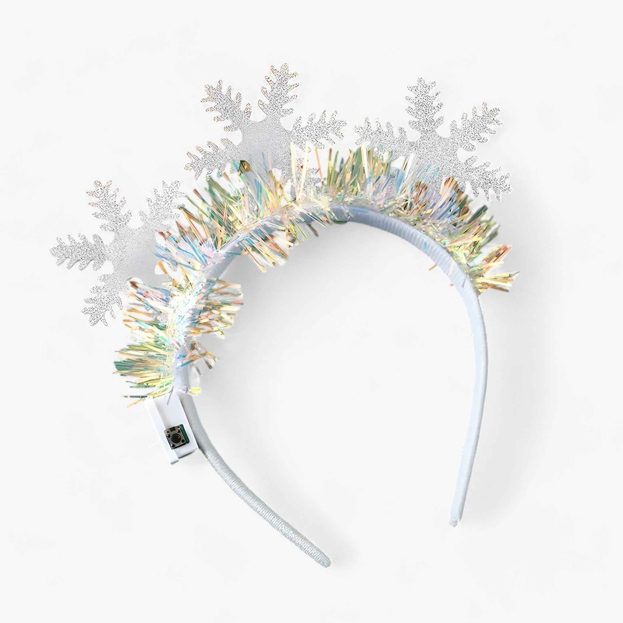 Kerstglanz | Bandeau LED Schneeflocke und Weihnachtsbaum – Festliche und Magische Weihnachtsbeleuchtung für Geschenke und Dekoration