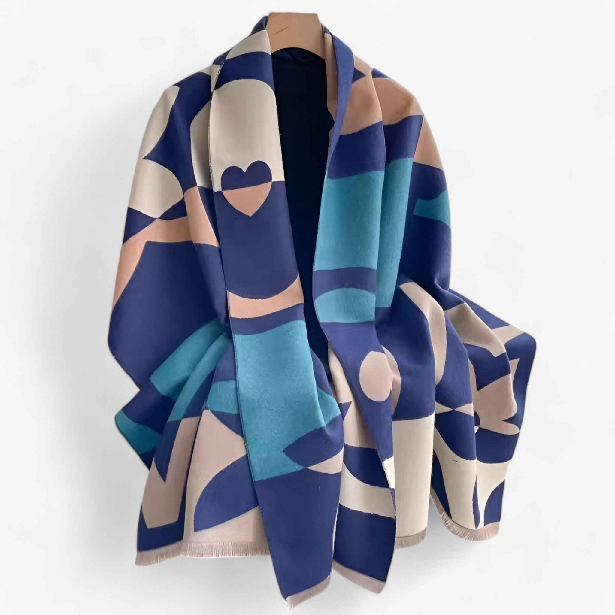 Livia Pashmina-Schal mit Blumenmuster – warme Eleganz für Herbst und Winter
