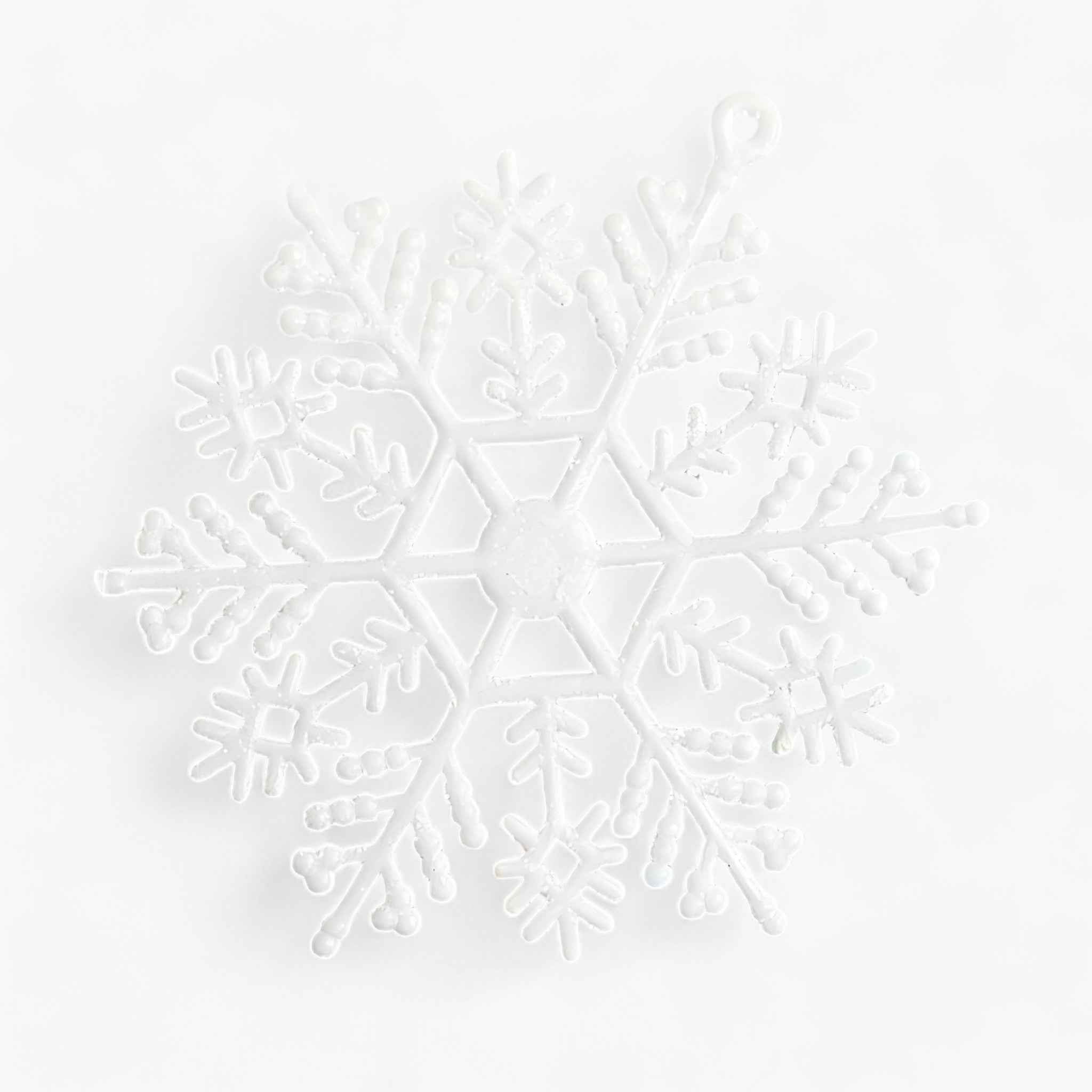 Schimmernder Schneeflocke | Elegante Schneeflockenanhänger - Verleihen Sie Ihrem Weihnachtsbaum einen magischen und glamourösen Touch