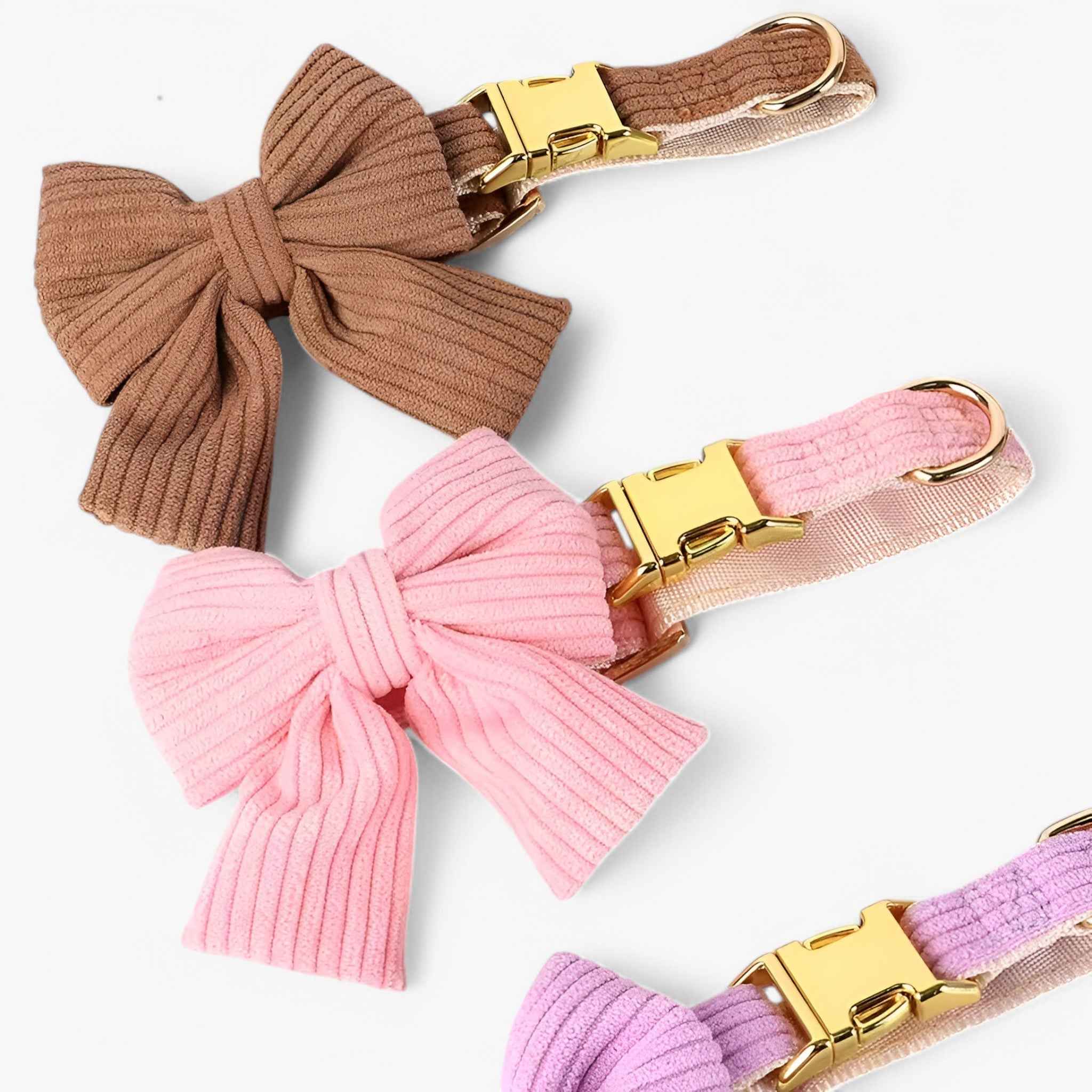 Sød Rosa Halsbånd und Snor Set für Små und Mellemstore Hunde