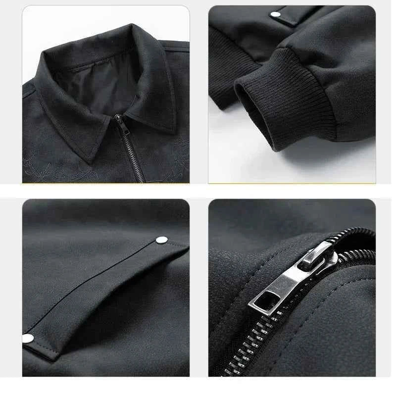 Elegante und trendige Wildlederjacke Anthrax