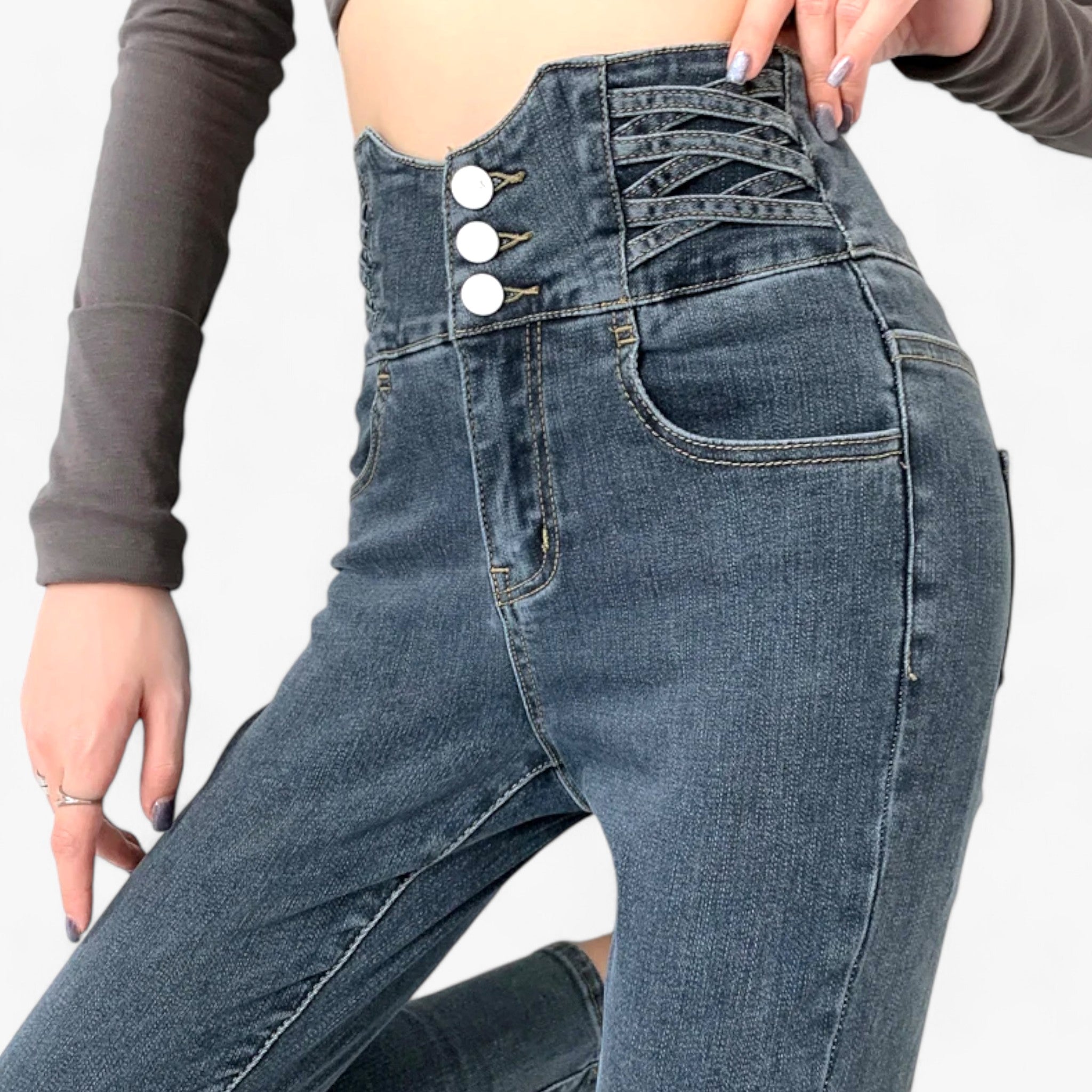 Skinny Pencil Jeans - Slim stretch for en flatterende pasform