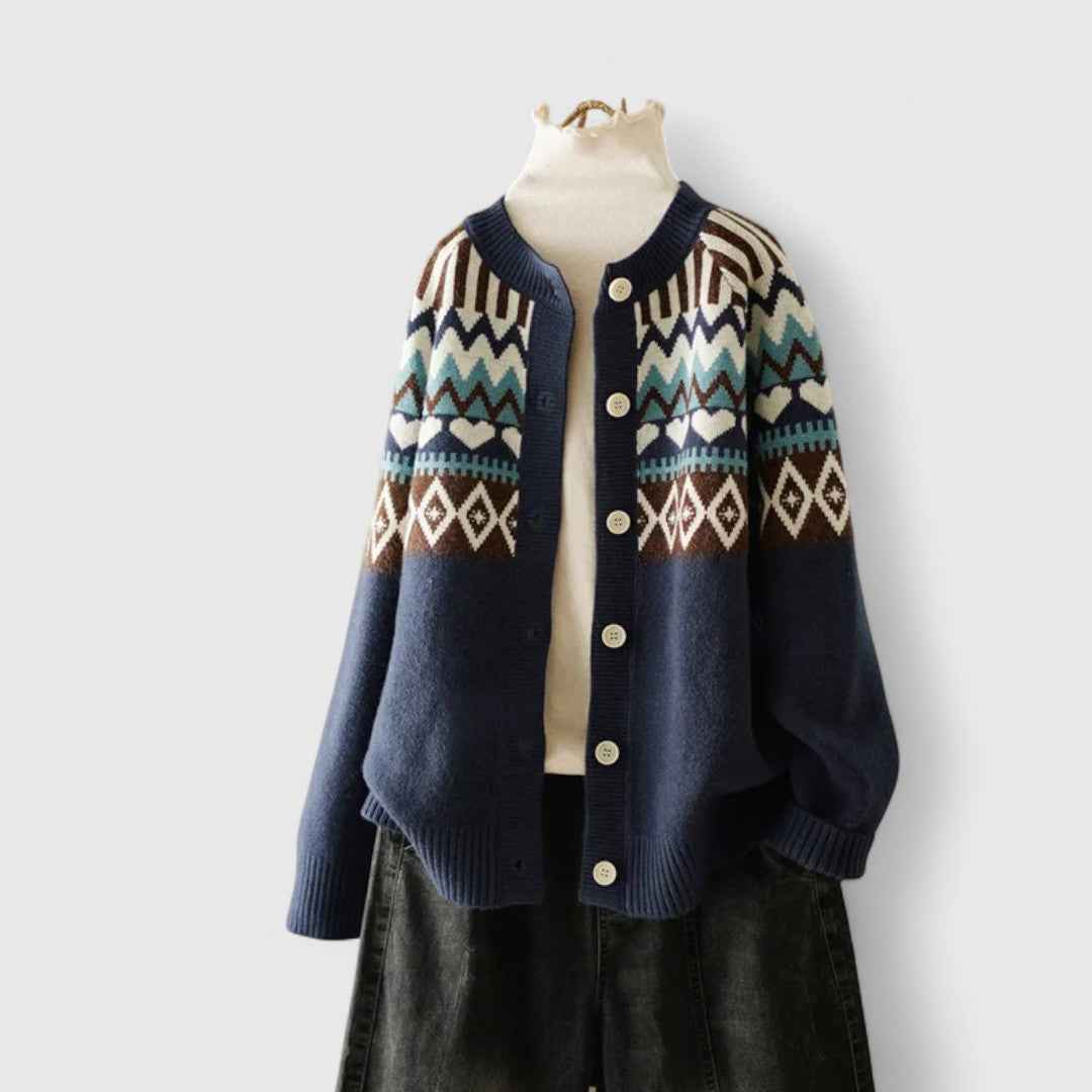 Amara - Eleganter Cardigan Pullover für einen bequemen Stil
