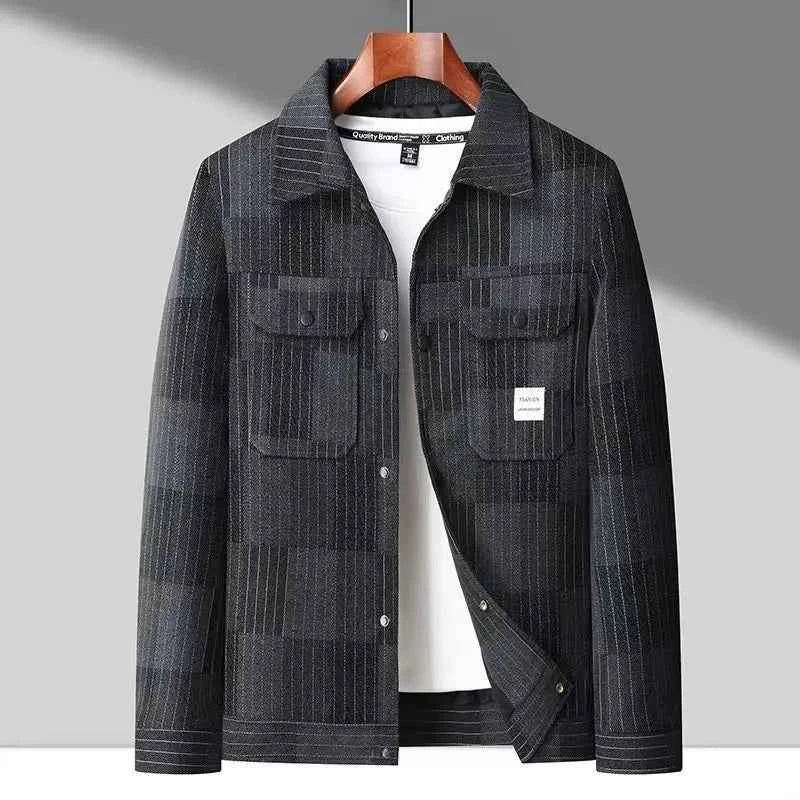 Eleganter Davos Gestreifter Blazer für einen anspruchsvollen Stil