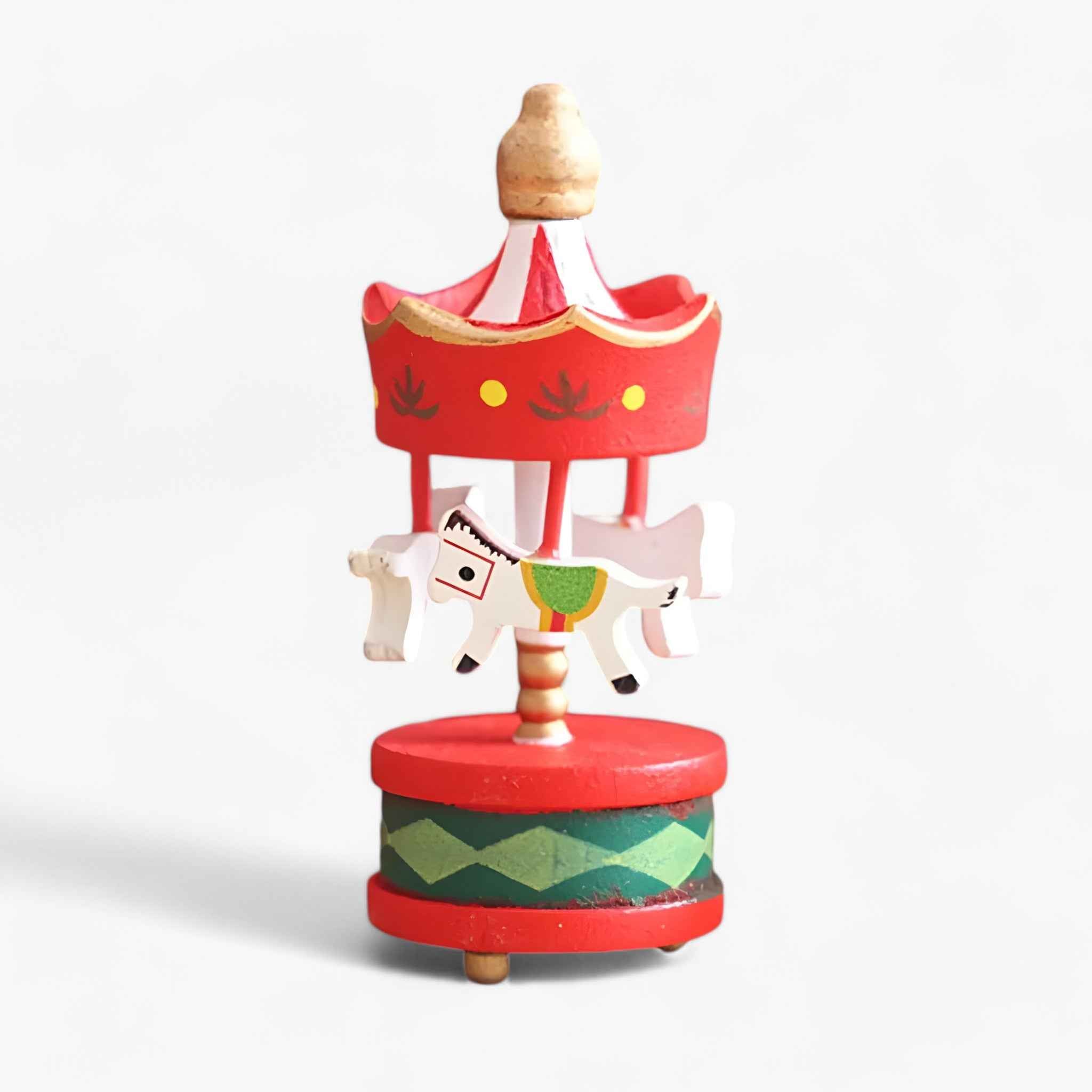 Festliche Miniatur-Holzpferd-ornamente für Weihnachten – lustige Unterhaltung und Geschenke für Kinder