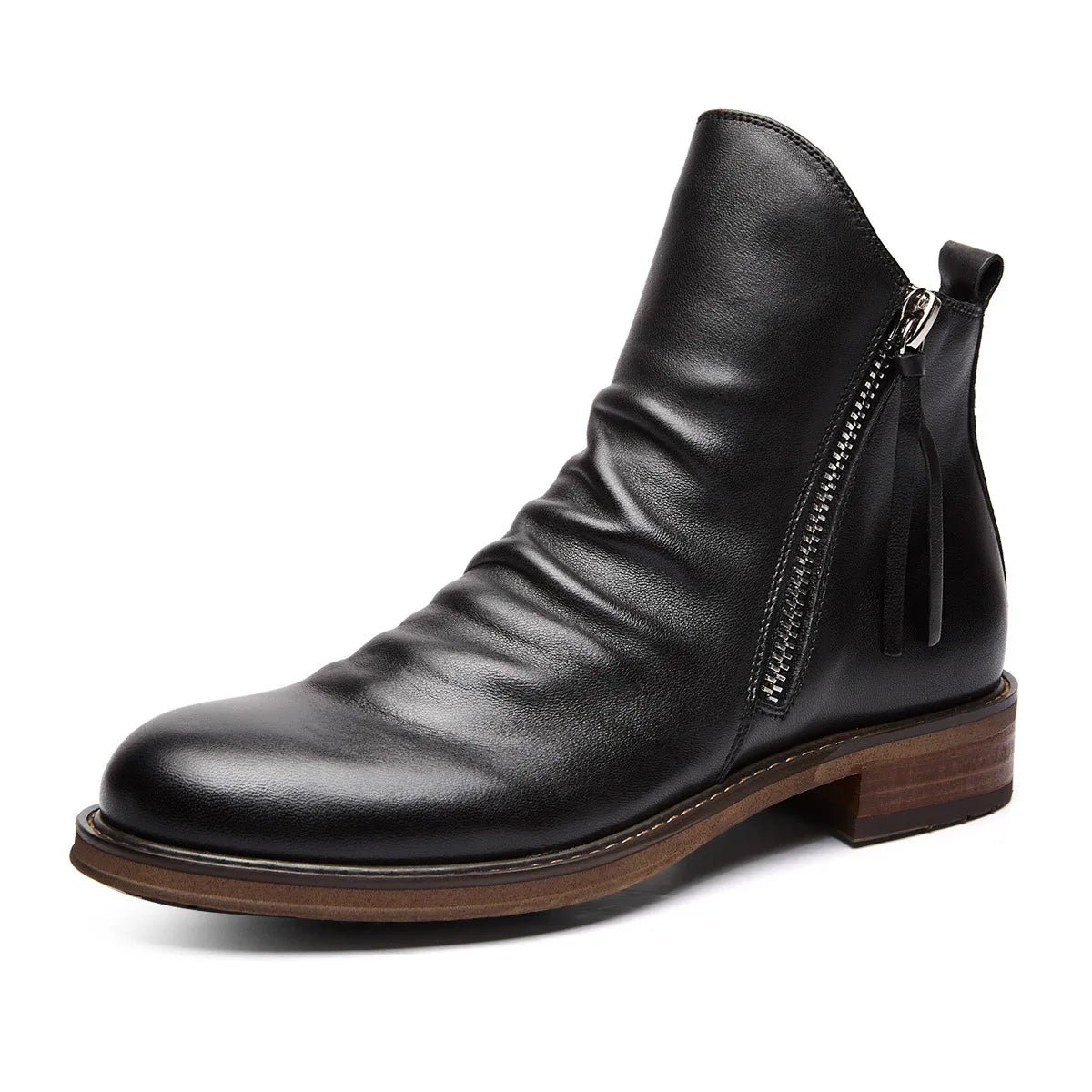 Owens – Modische Leder-Chelsea-Stiefel für einen trendigen Look