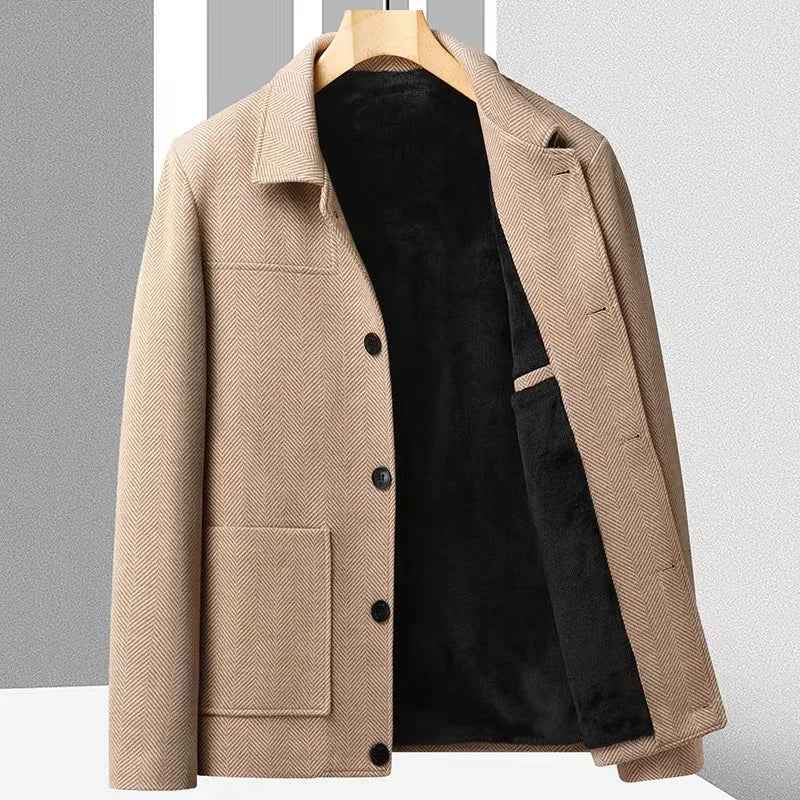 Marc Herringbone Kurzjacke für stilvollen Komfort