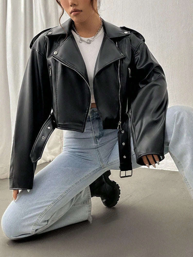 Sofia – stilvolle und kraftvolle Lederjacke für ein elegantes Erscheinungsbild