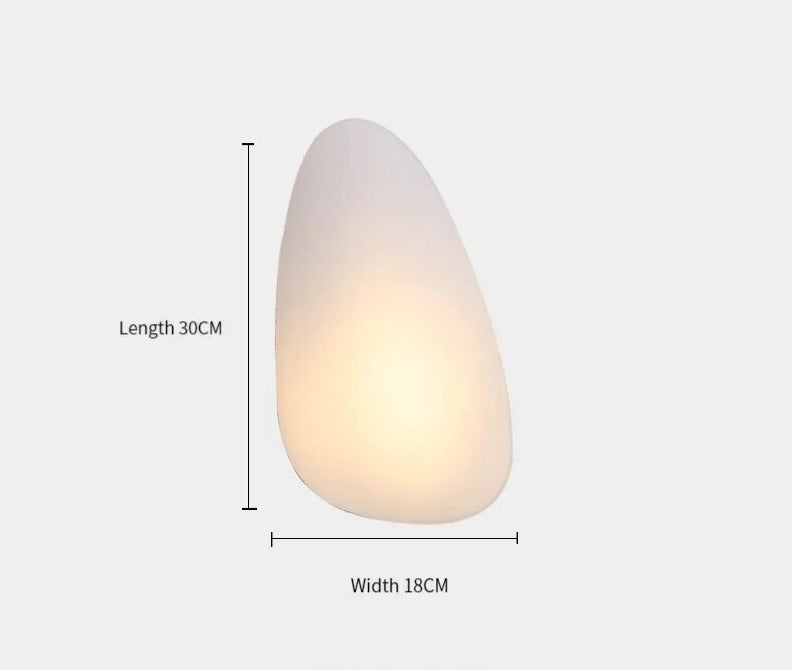 Auralia - Charmante Vintage-Farbige LED-Wandlampe aus Glas für Eine Warme Atmosphärische Beleuchtung