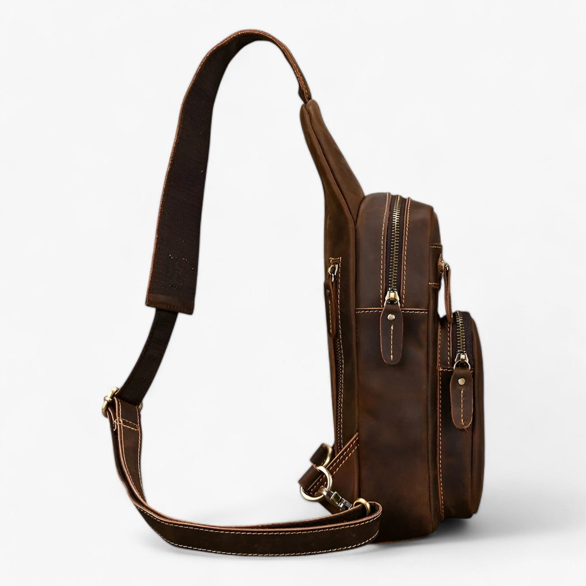 Herren Echtes Rindsleder Tablet-Satchel-Tasche