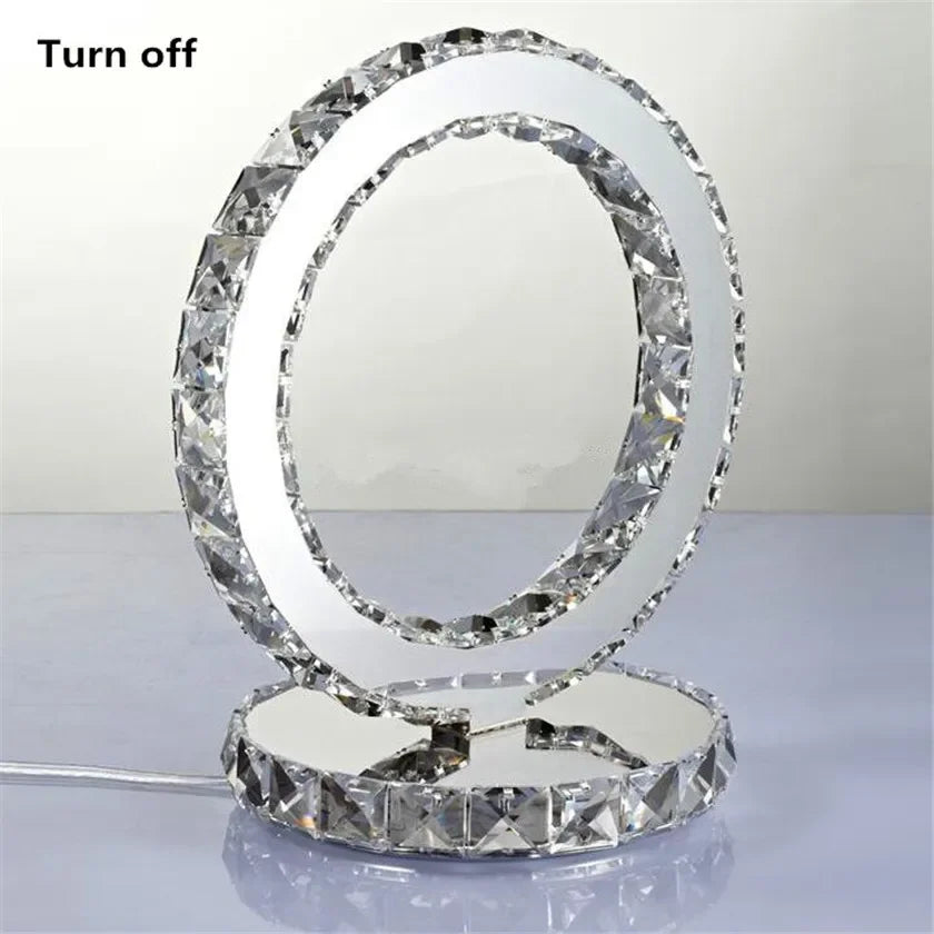 Moderne Kristall-Tischlampe AmbientShine für eine elegante Atmosphäre