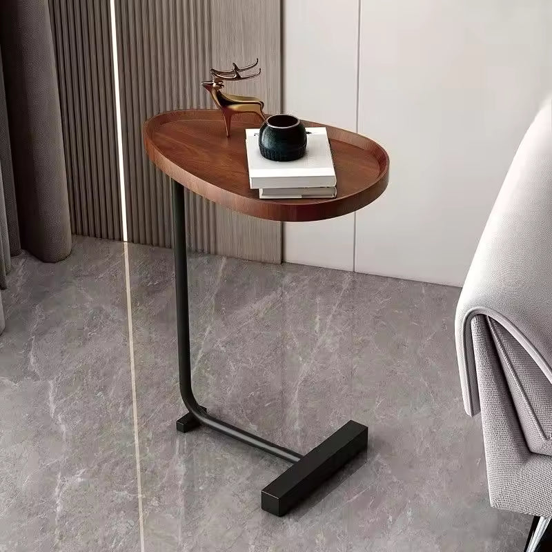 Nirethia – C-förmiger rollbarer Beistelltisch für Sofa und Bett – Perfekte Verbindung für jeden Raum