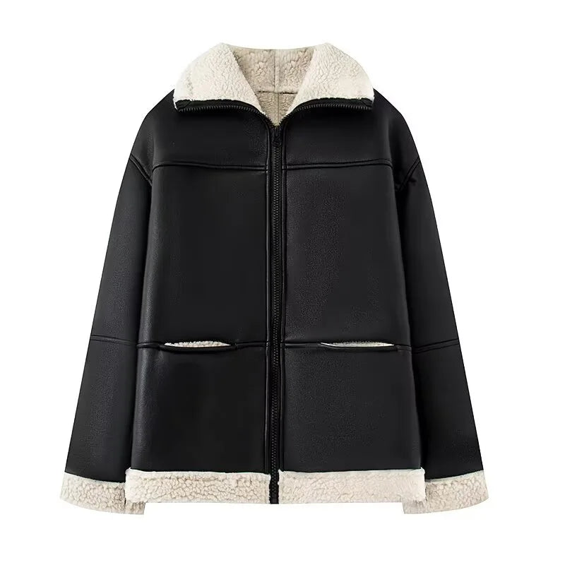 Gemütlicher und stilvoller Damenmantel für einen eleganten Look
