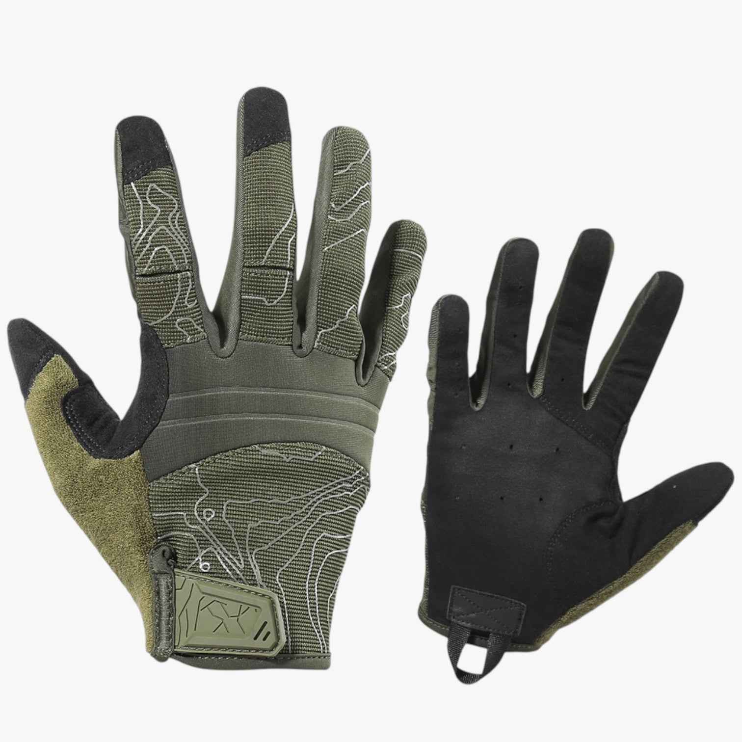 Troy Taktische Touchscreen-Vollfinger-Handschuhe – Atmungsaktiv, Strapazierfähig und Bequem