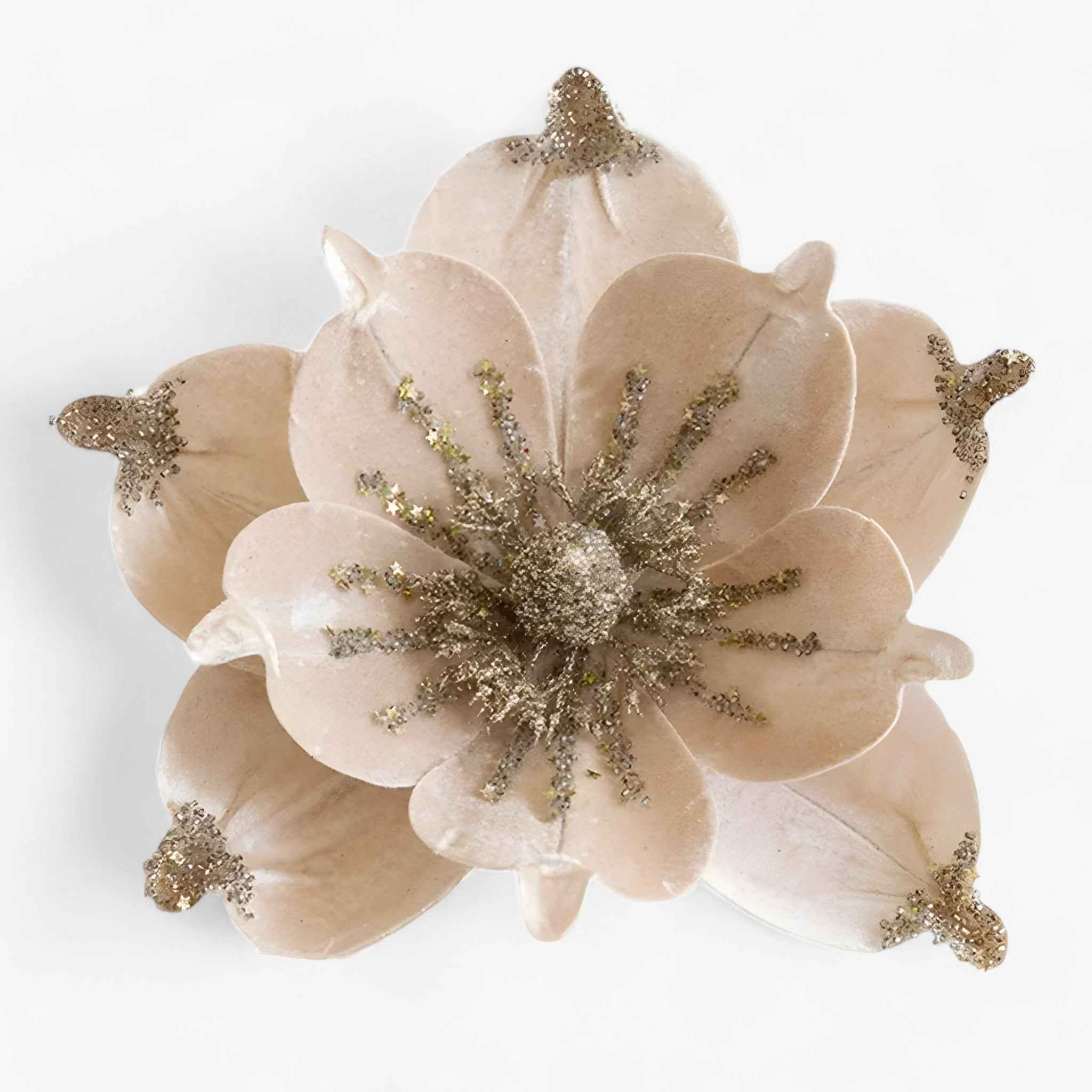 Vakker Funkennde Kunst-Juleblumen – Festliche Ornamente für den Weihnachtsbaum und Neujahrsdekoration