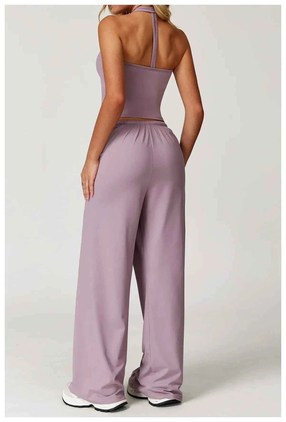 Eleanor Damen Winter Casual-Hosen mit weitem Bein und lockerer Passform