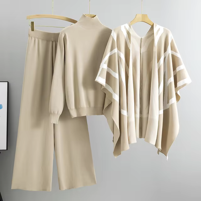Sophia™ - Weiches und bequemes Strick-Set aus 2 Teilen für einen eleganten Stil