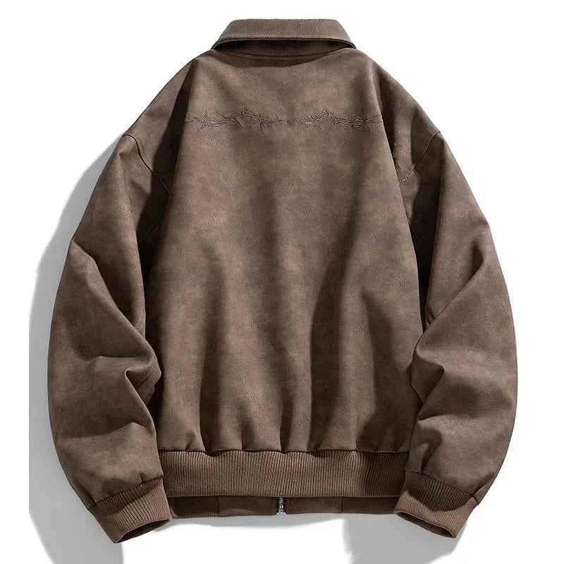 Elegante und trendige Wildlederjacke Anthrax