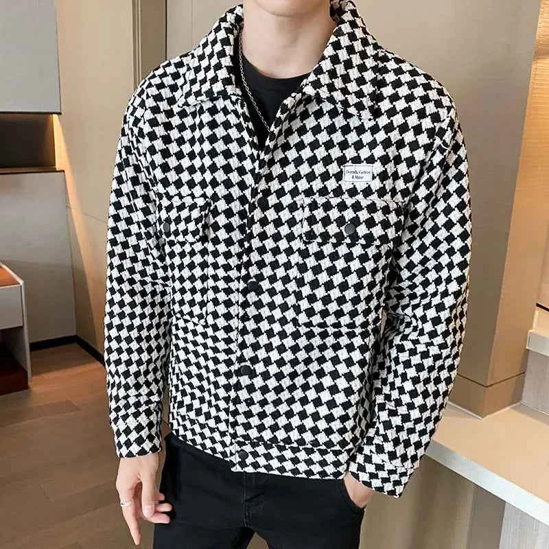 Giovanni Russo Elegante Tweed-Jacke für einen Anspruchsvollen Stil