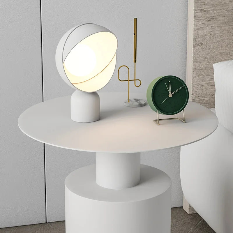 Orythea - Stilvoller Moderner Runder Beistelltisch mit Minimalistischem Design für das Schlafzimmer