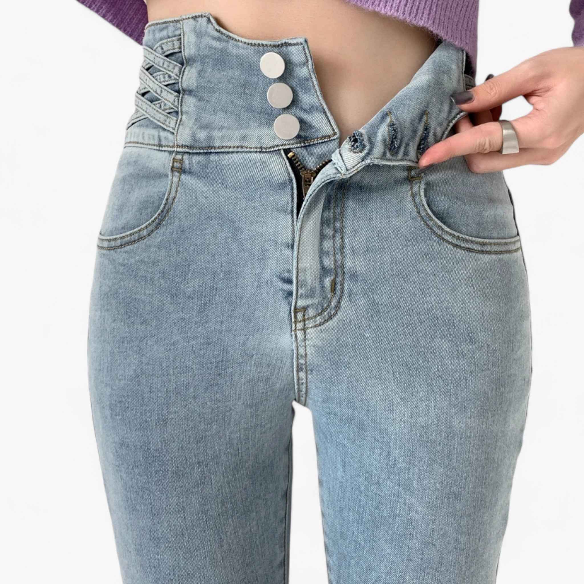 Skinny Pencil Jeans - Slim stretch for en flatterende pasform