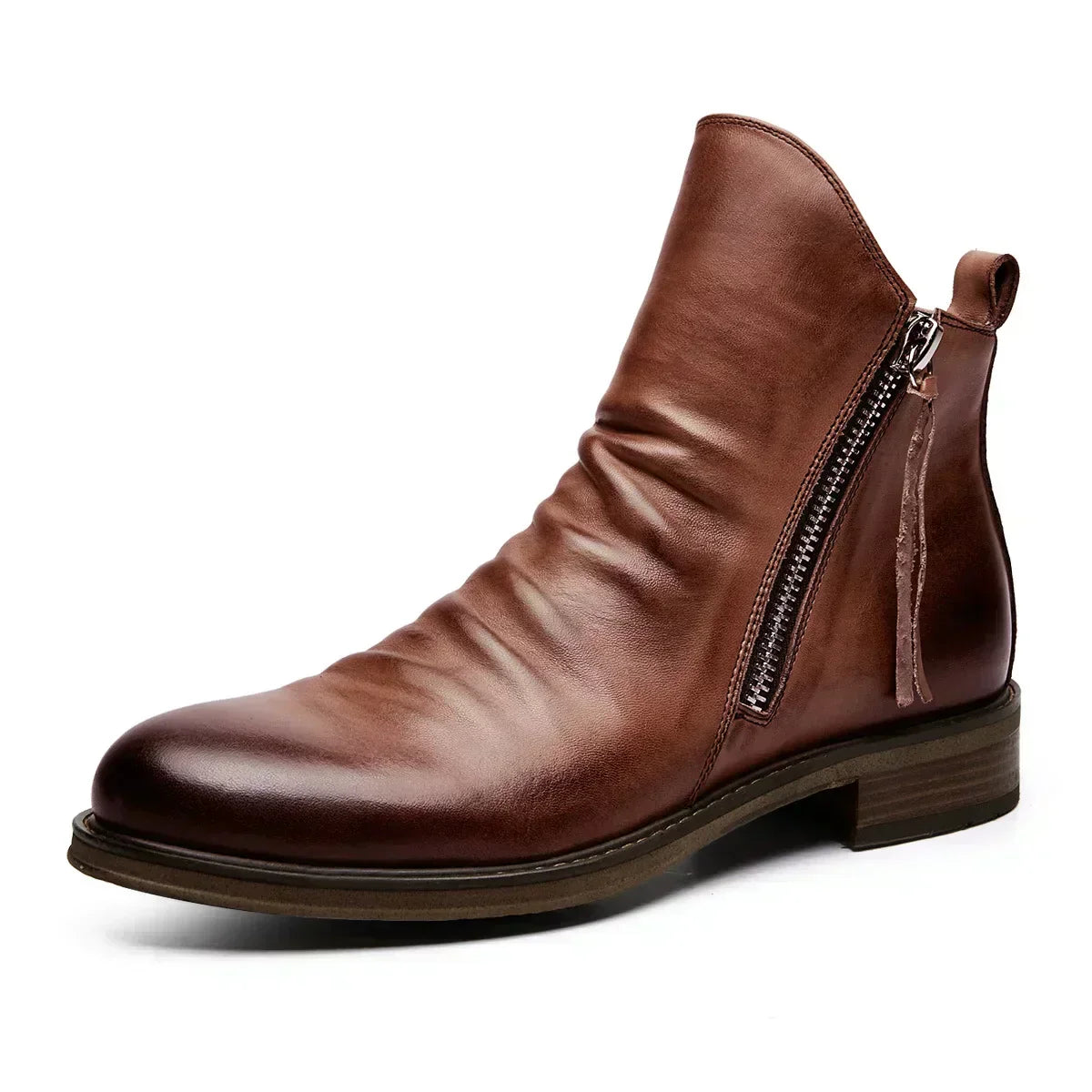 Owens – Modische Leder-Chelsea-Stiefel für einen trendigen Look