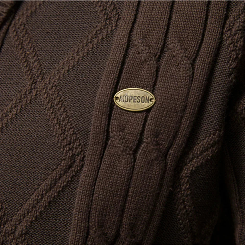 Ezra | Schlichter Herren-Cardigan mit Knopfdetails für einen eleganten Look
