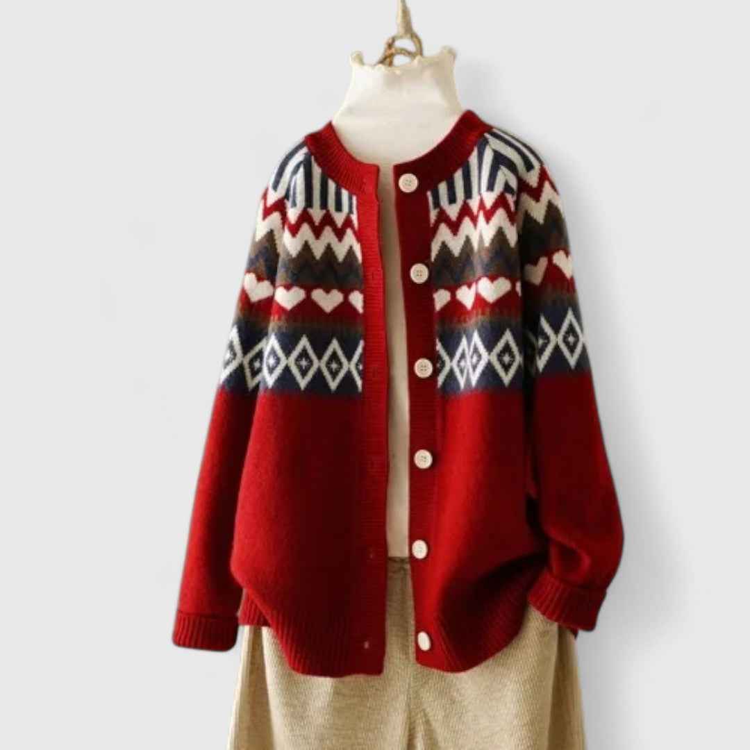 Amara - Eleganter Cardigan Pullover für einen bequemen Stil