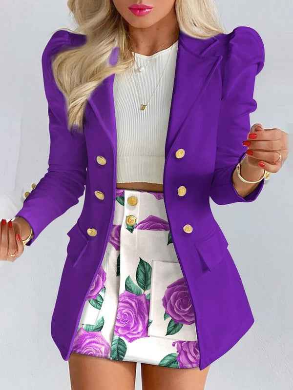 Chic Bella Damen Blazer- und Rock-Set – Elegant und Vielseitig