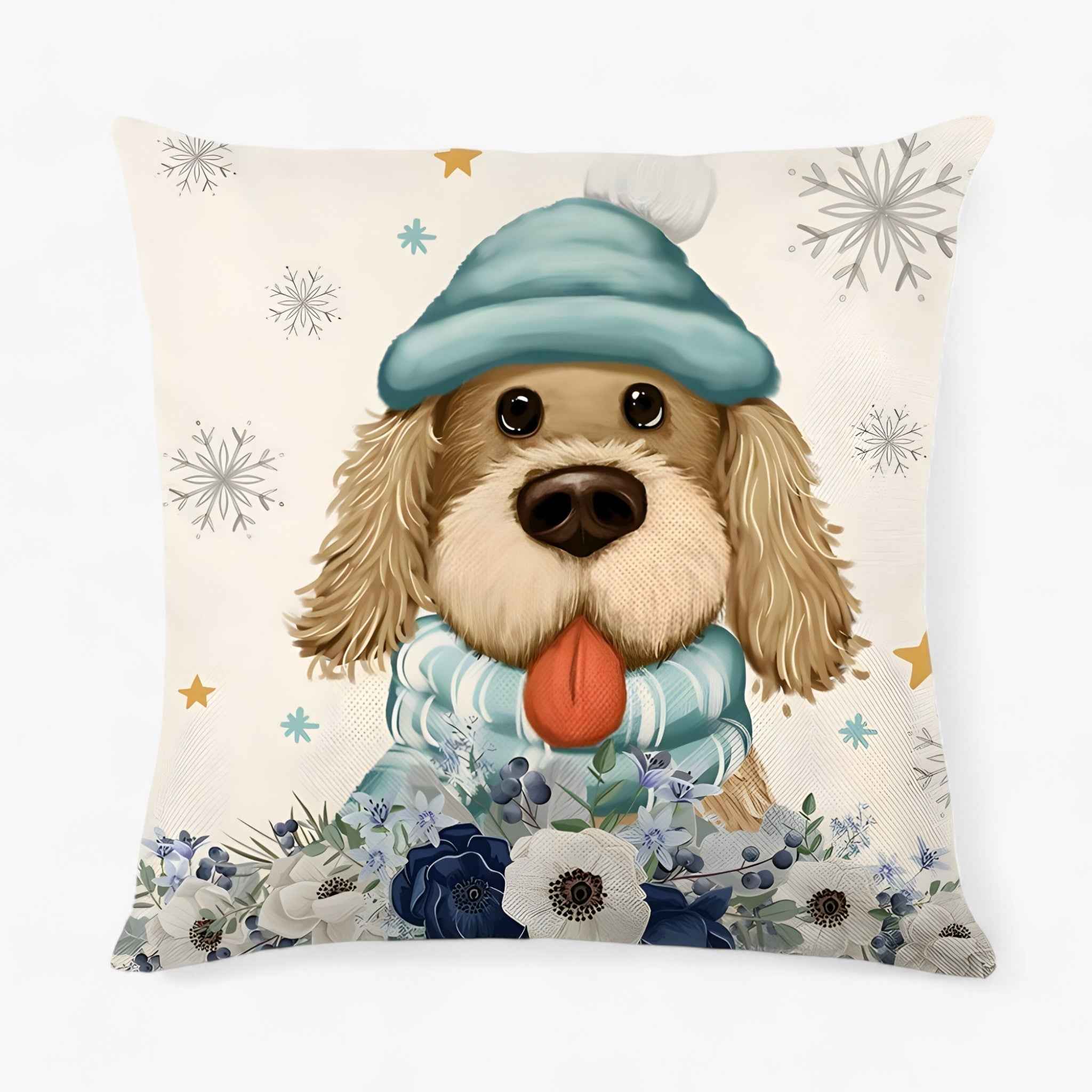 Frostig | Leinen-Julpudeüberzug – Eine festliche und gemütliche Dekoration, die Ihr Zuhause verwandelt