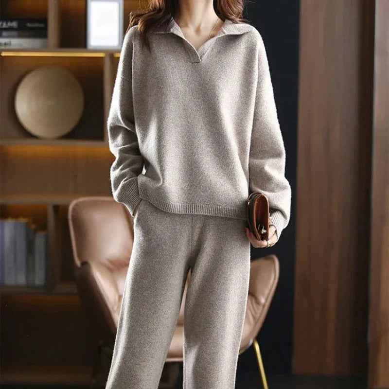 Paige | Gemütliches Damen-Winter-2-teiliger Lounge-Set für ultimativen Komfort