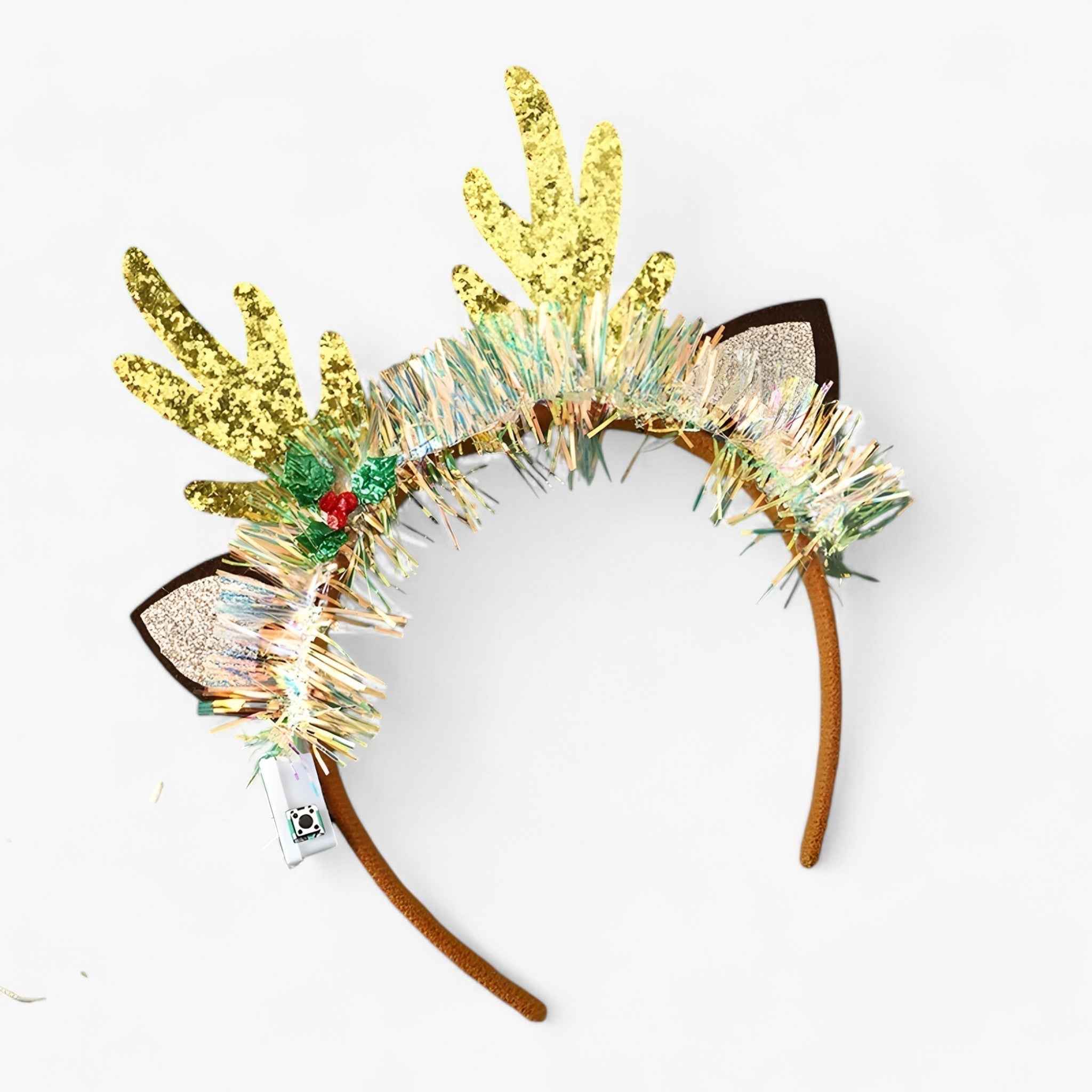 Kerstglanz | Bandeau LED Schneeflocke und Weihnachtsbaum – Festliche und Magische Weihnachtsbeleuchtung für Geschenke und Dekoration